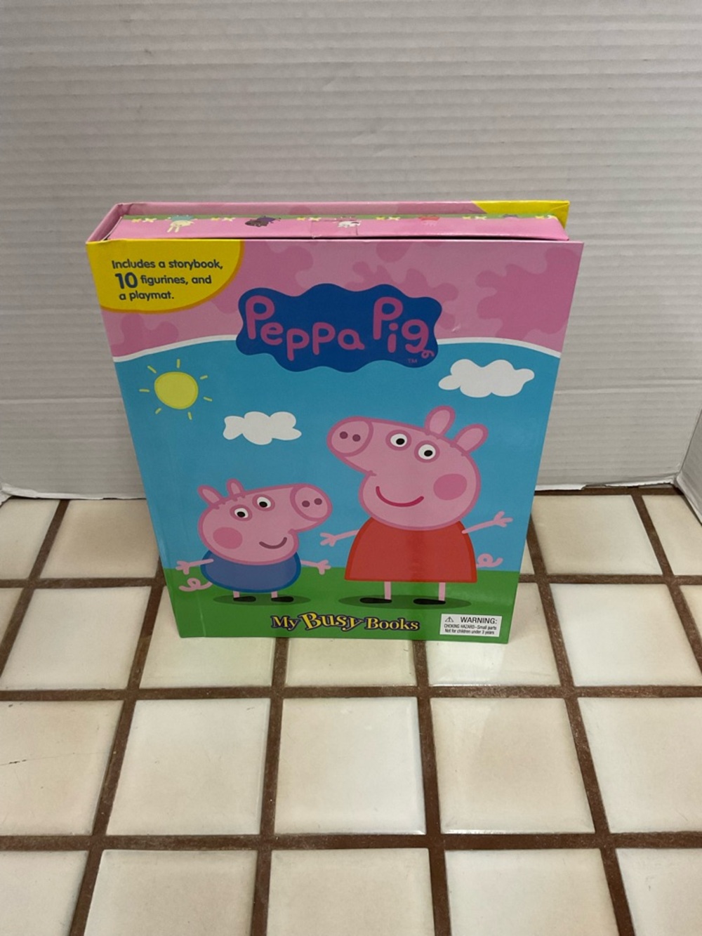 Peppa Pig Playset Box with Pink and Blue Artwork